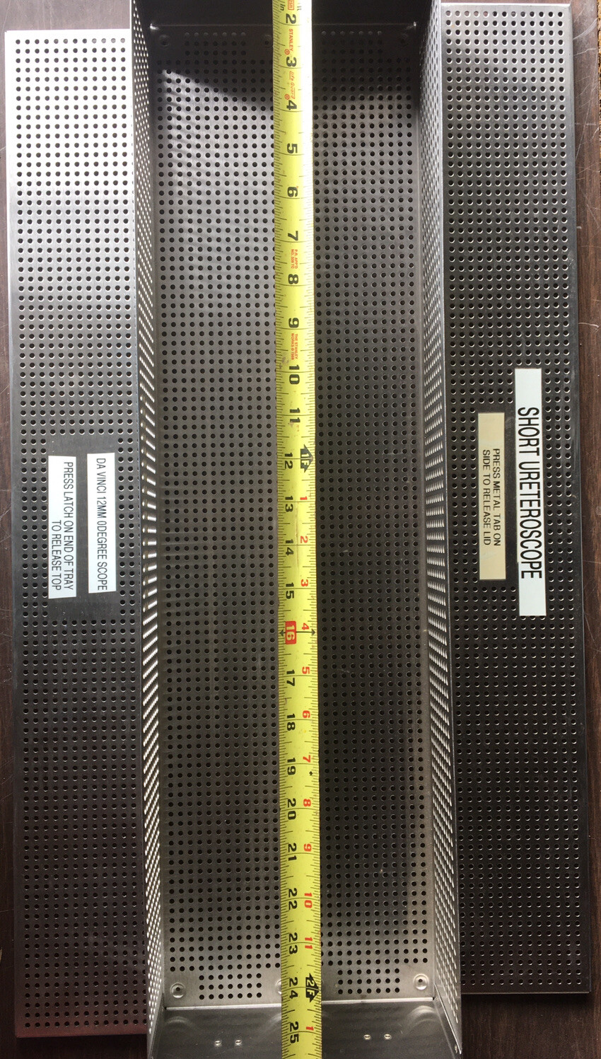 2 Scope Sterilization Trays 11046.003/8534.003 3x3x26