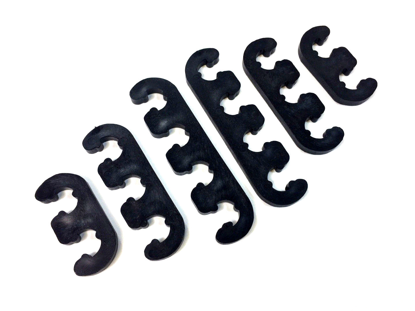 Spark Plug Wires Separators Dividers Looms 7mm 8mm Ford Chevy Mopar Black NEW