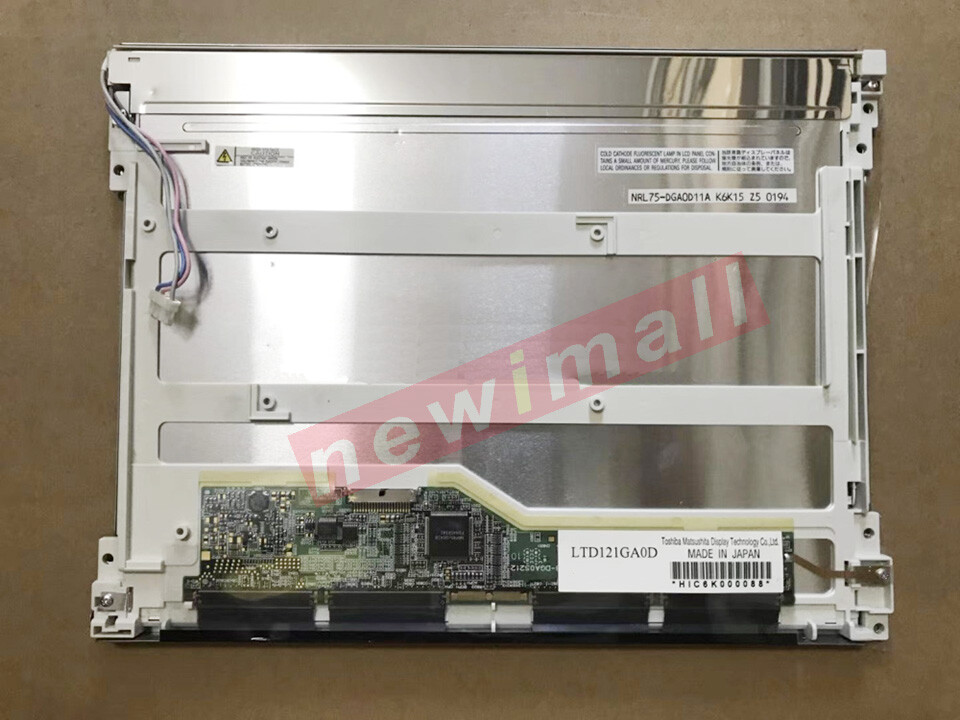 LTD121GA0D 12.1" inch LCD display screen For Toshiba LCD Panel 1024*768 20 pins