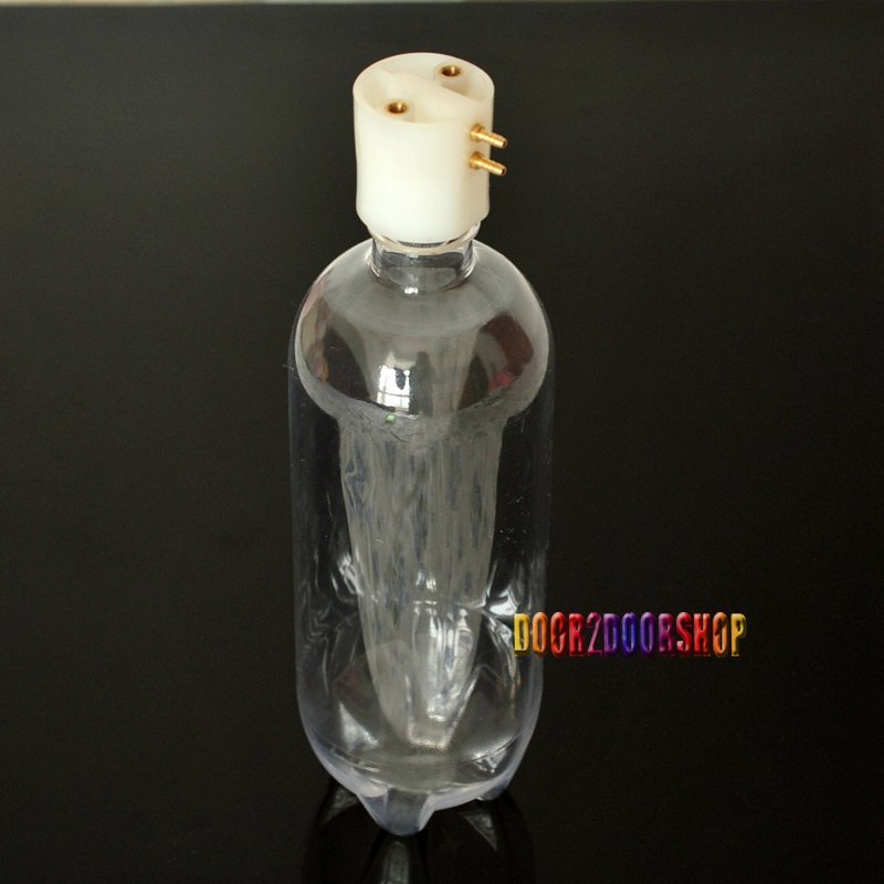 1set Dental Transparent Water Storage Bottle With &Cap Top Cover Lid White 600ML