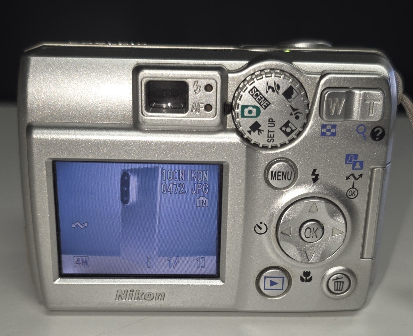 Nikon Digital Camera Coolpix 4600 4.0MP Silver Tested