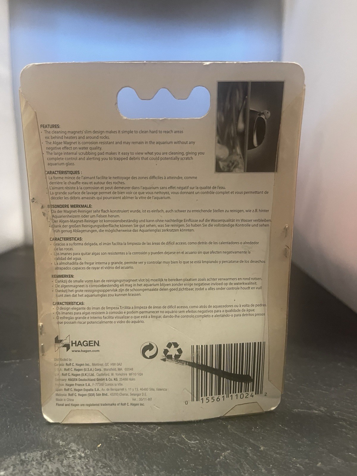 Fluval Edge - Aquarium Glass Cleaner - Algae Magnet