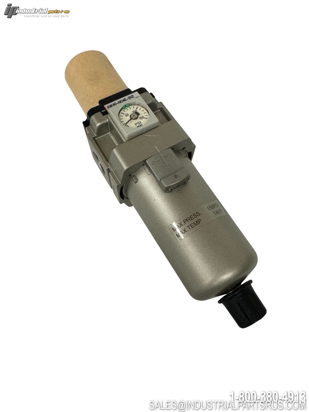 SMC AW40-N04E-2NZ Air Regulator Filter 1/2" NPT 123 PSI Size 40