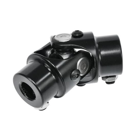 Black Steering Universal Joint U Joint Single Steering 5/8" 36 Spline x 3/4" DD