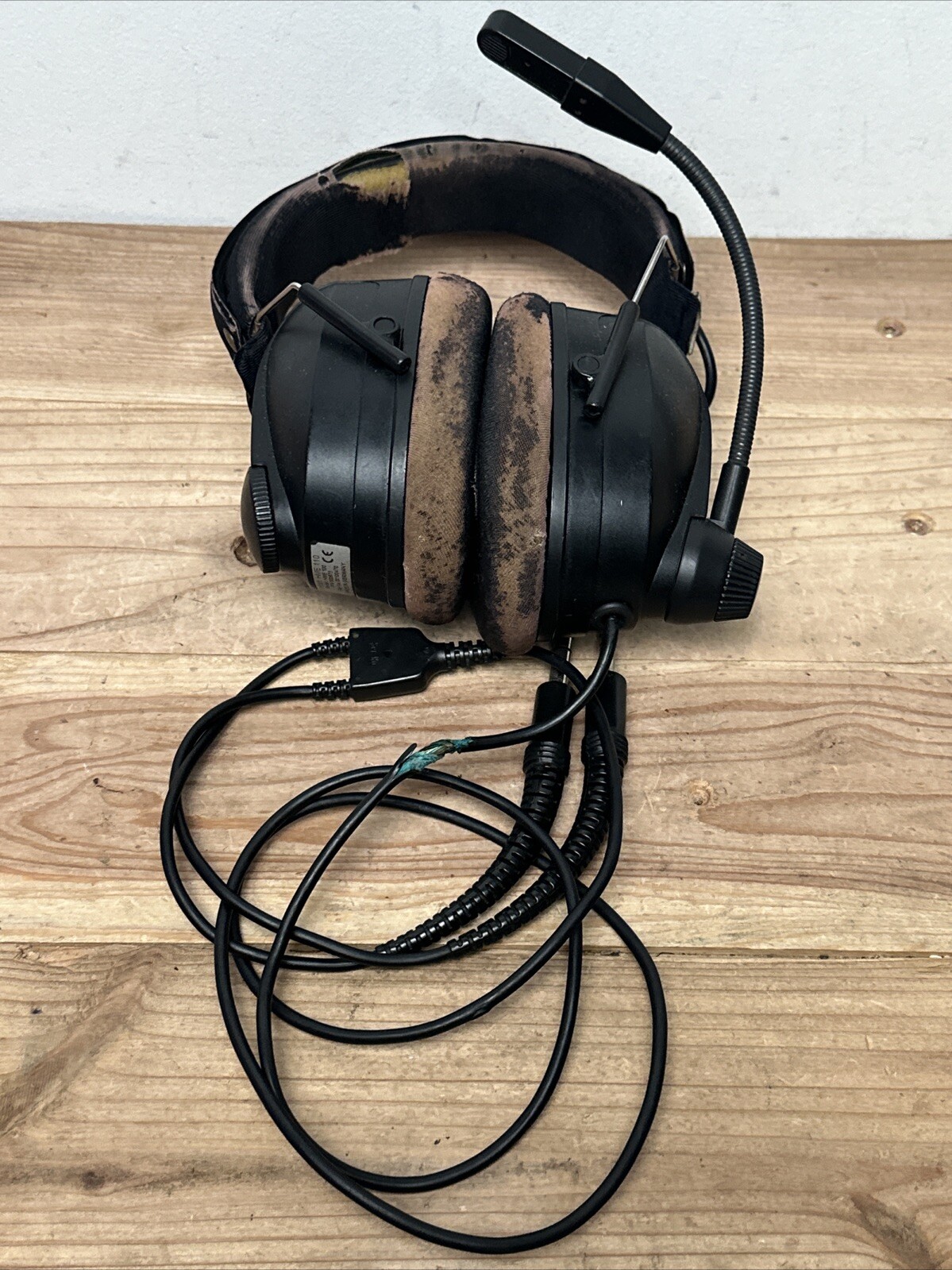 Sennheiser HME100 headset aviation airplane helicopter HME 110 microphone pilot