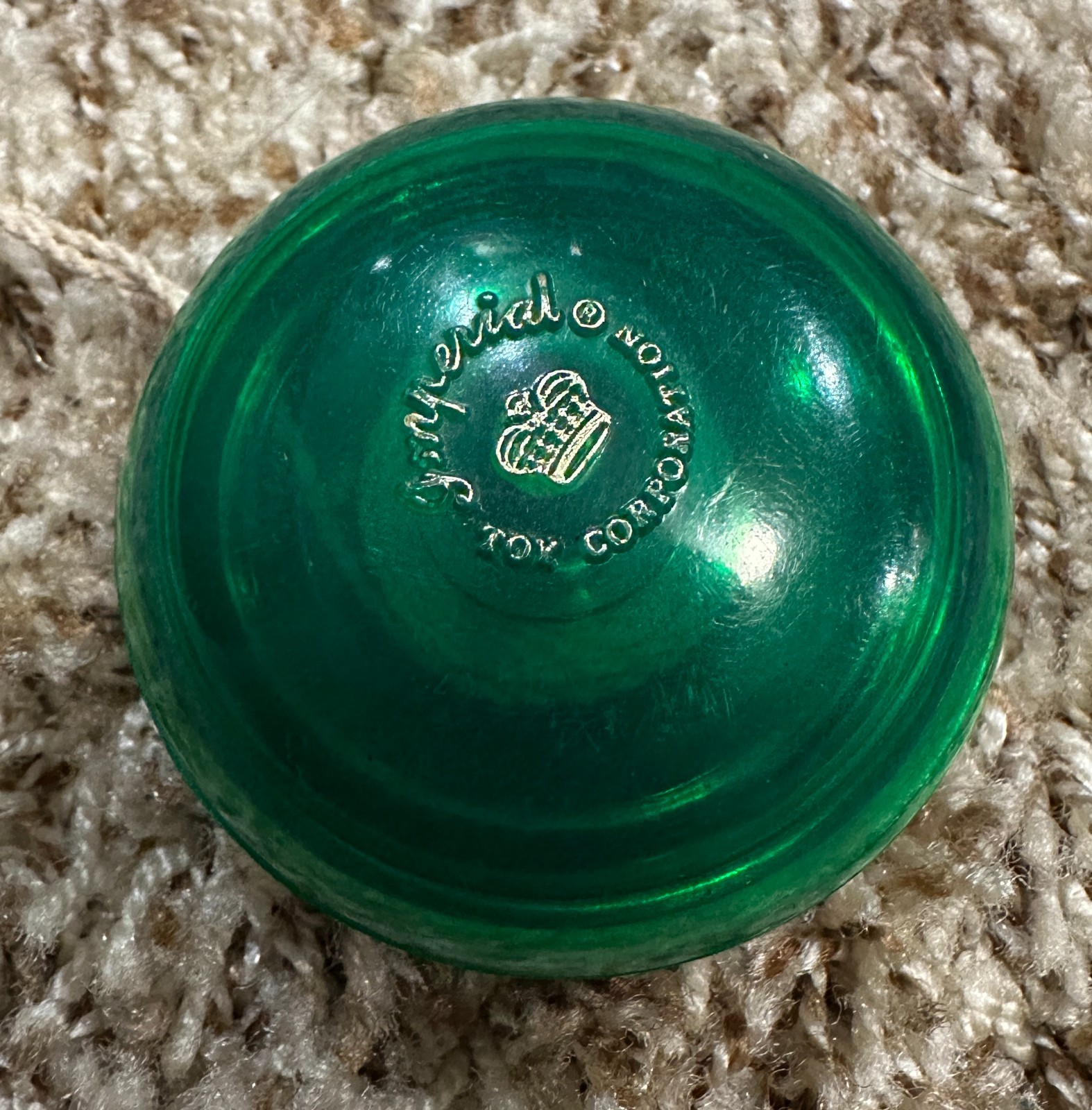 Vintage 1980s Green Hi-Tech Yoyo Yo Yo Imperial Toy Corporation