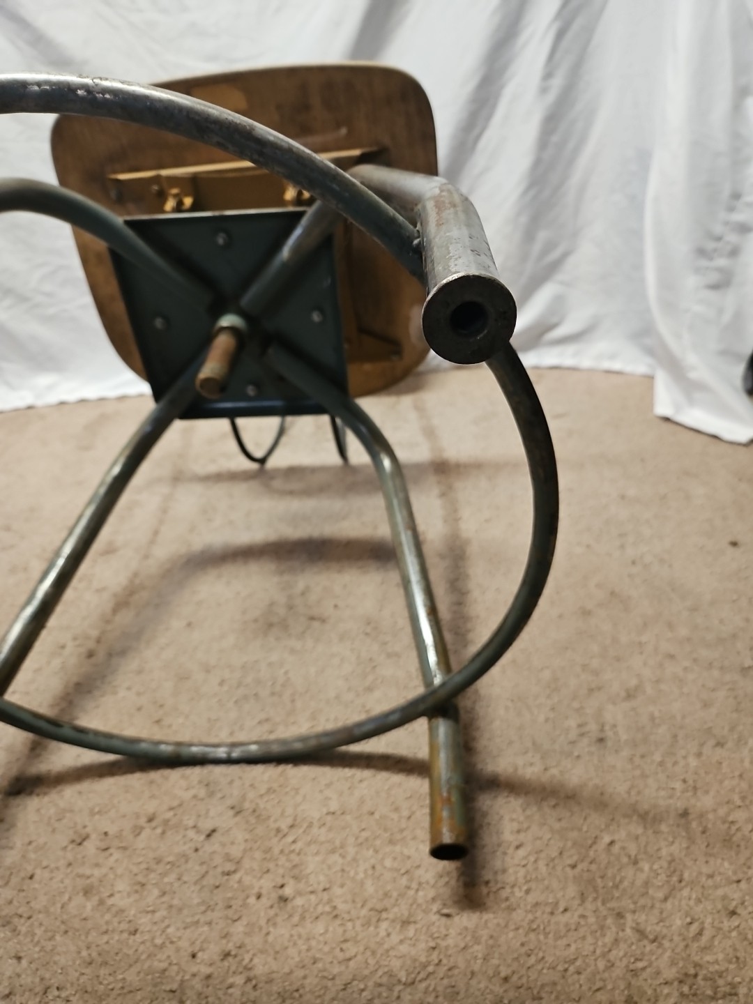 Vintage Toledo? Industrial Adjustable Drafting Stool Chair