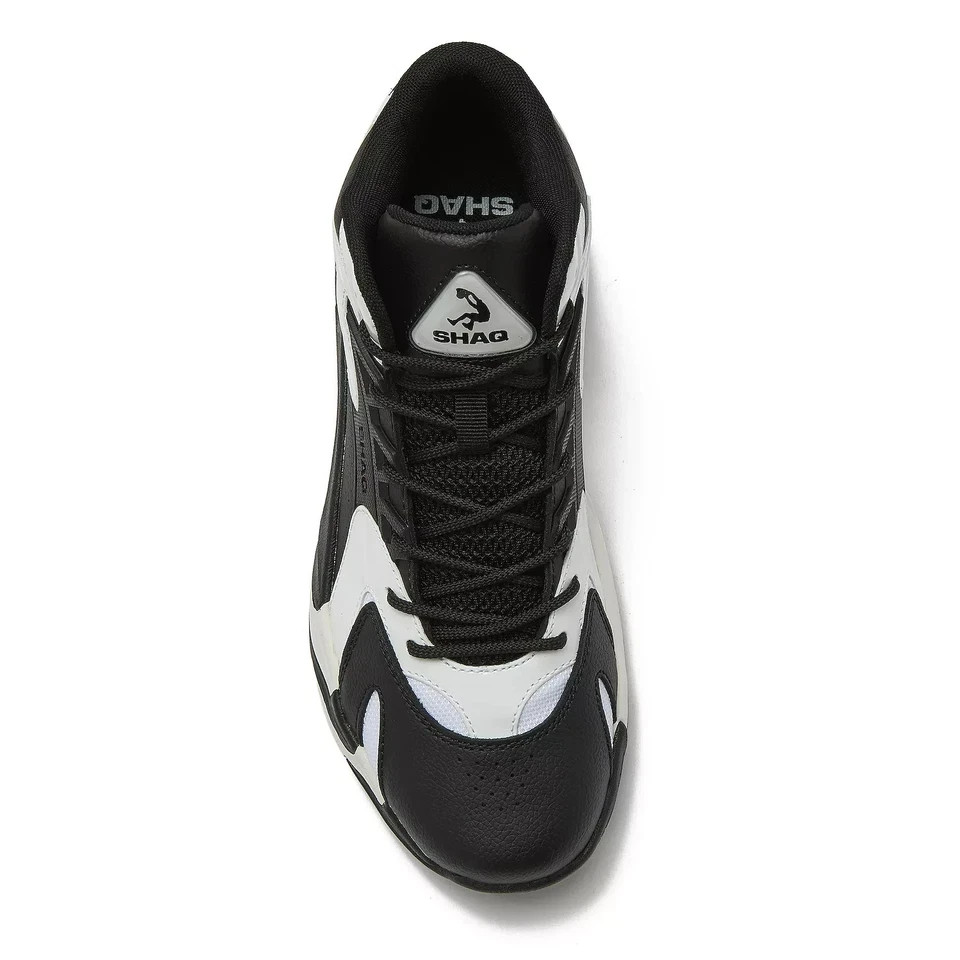 NEW Shaq Devastator 2.0 Men's High-Top Basketball Shoes, Black / White, Size 9.5