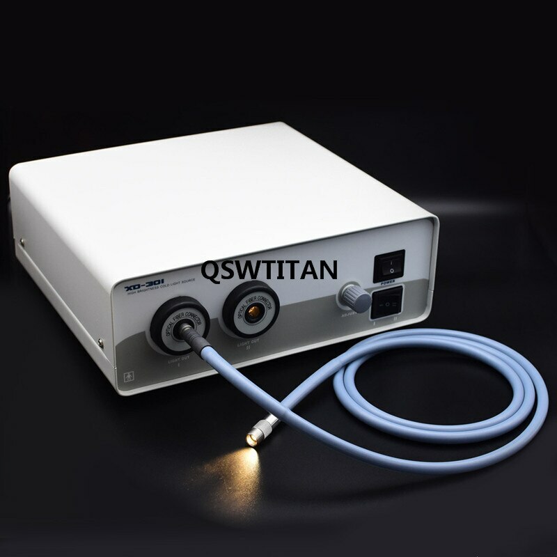 Silicone cable Endoscop Fiber 1.8m-3m Light Source Microscope Guide interface