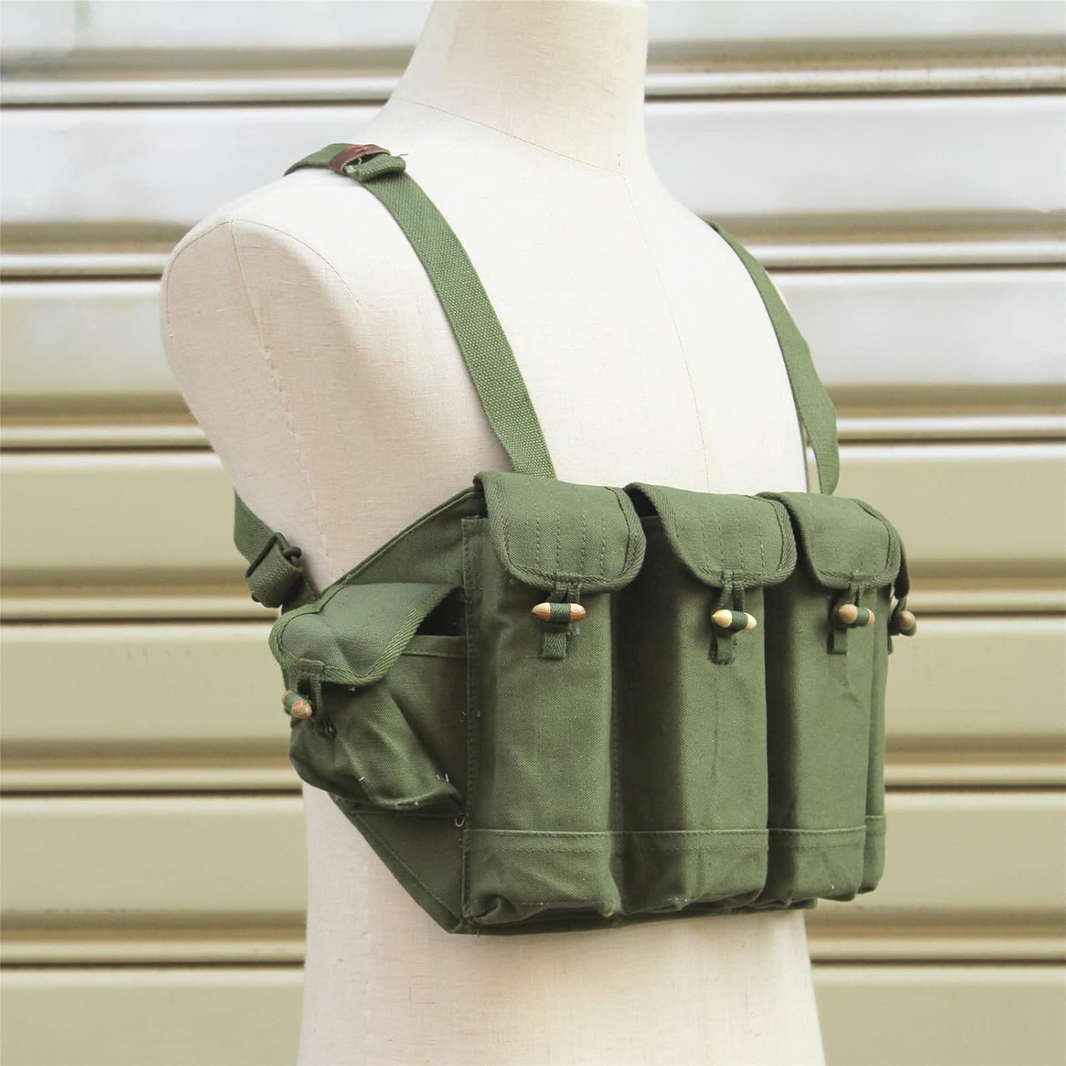M313 Norico Chicom Type81 7.62 * 39Mm AK Tactical Chest Rig Ammo Bandolier 6 Pou