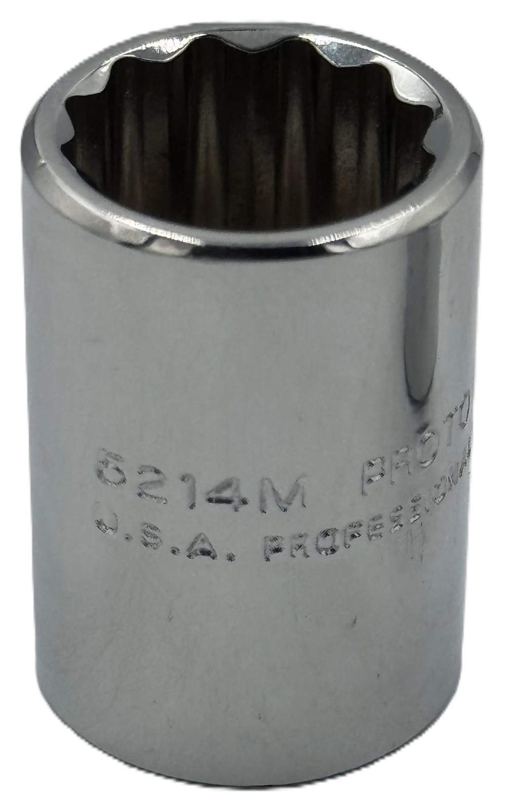 Proto J5214M 14mm Socket 3/8in Drive 12 Point Chrome Hand Tool Metric