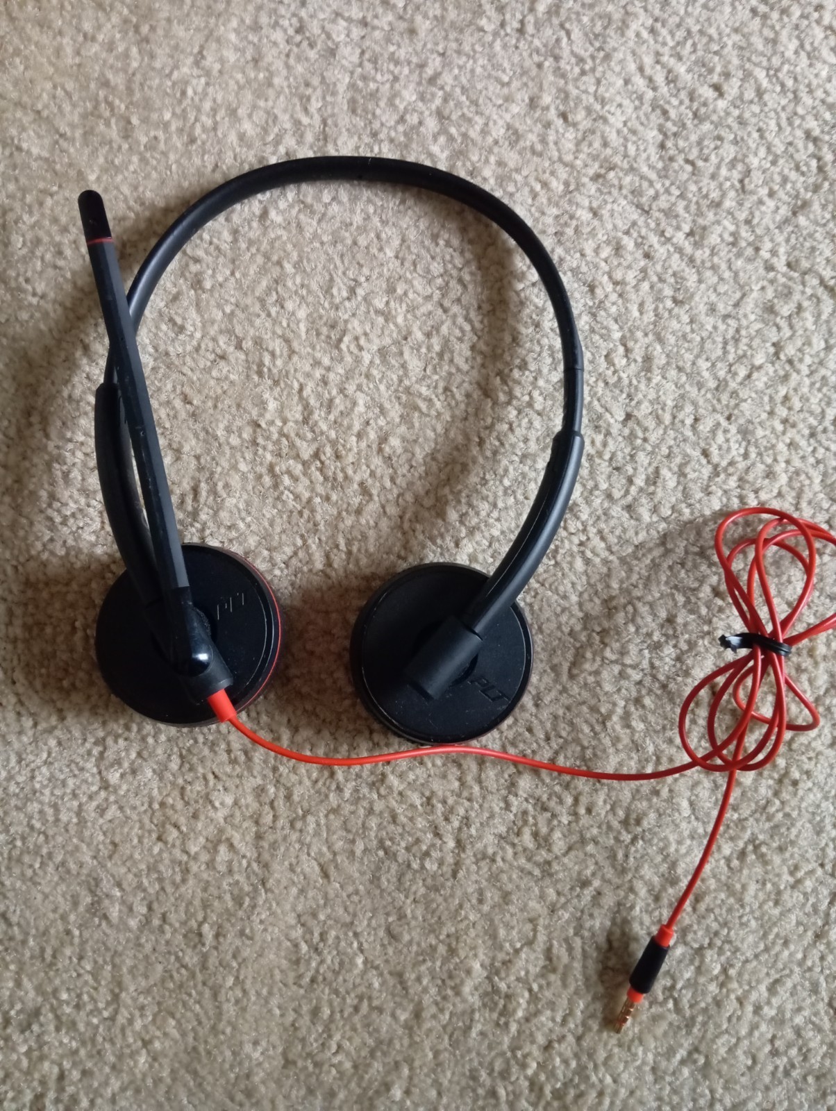 Plantronics C3225A Black Headband Headsets