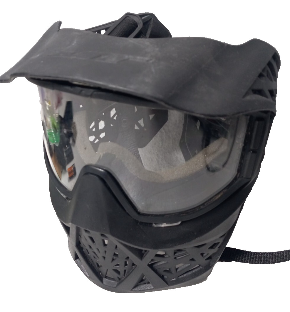 JT Elite Prime Paintball Mask Goggles Single Clear Lens180 Degree Vision Protect