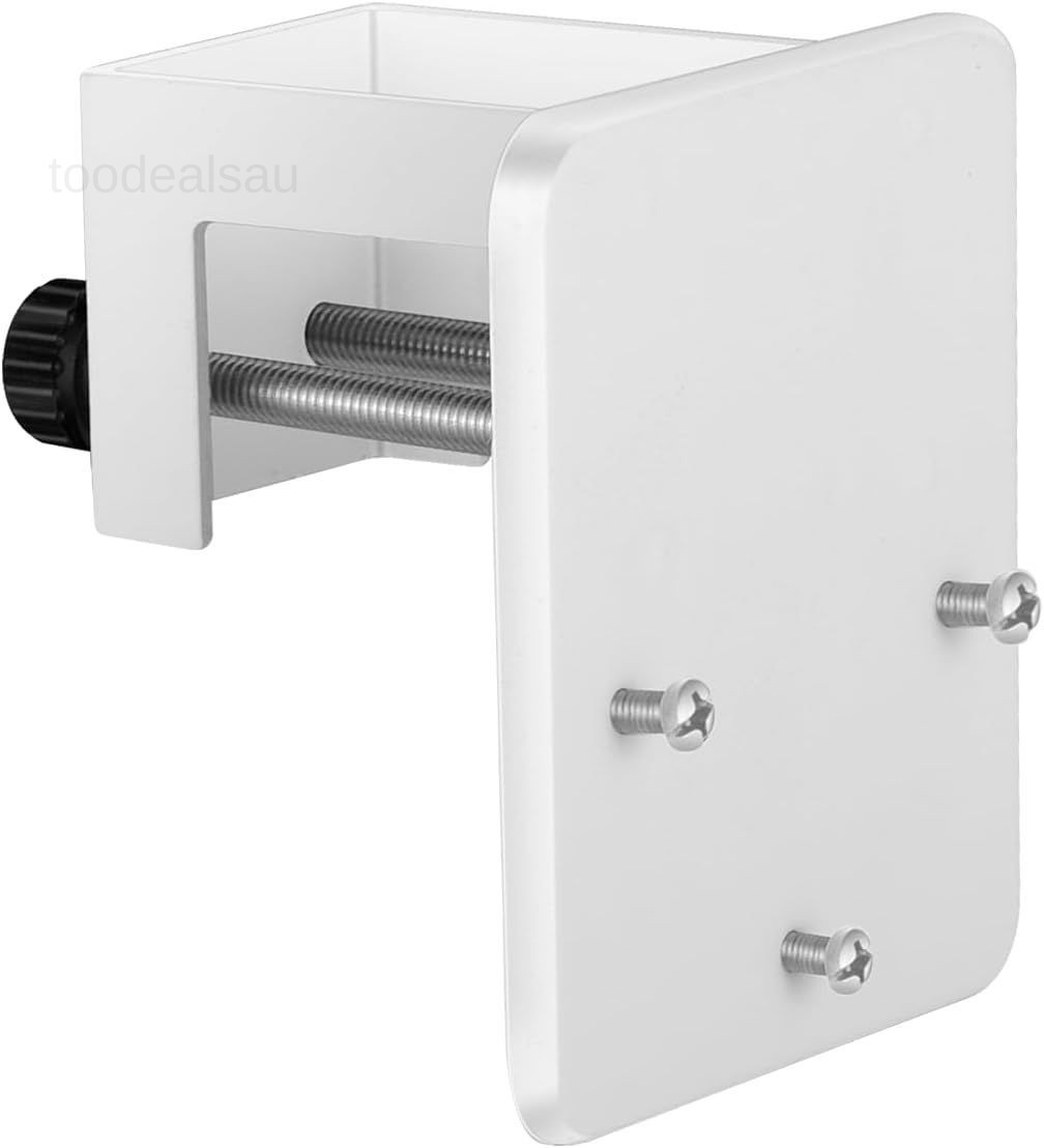 1-Pack, White - Gutter Mount Bracket Compatible with Eufy Security SoloCam S340.