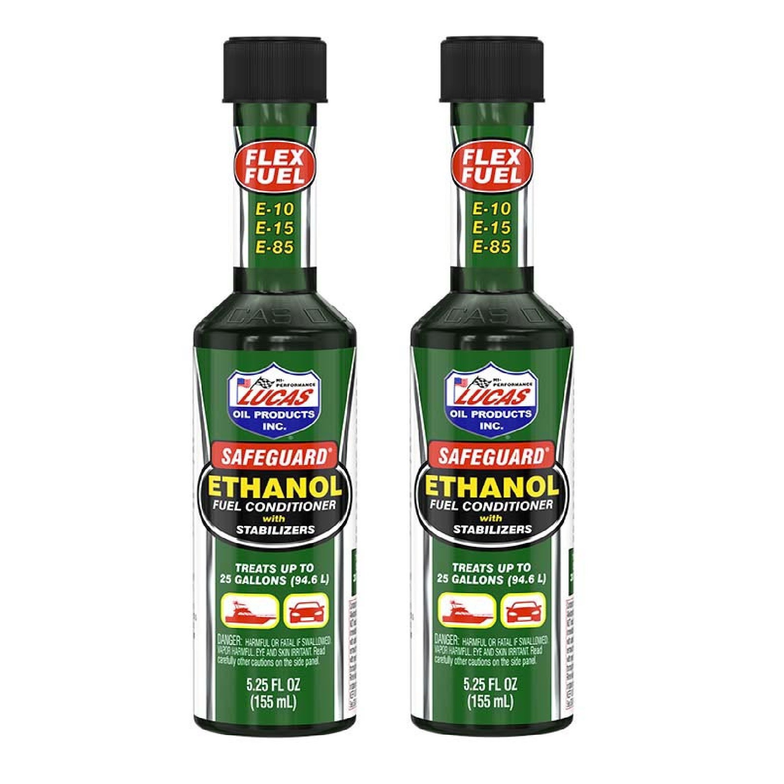 Lucas Oil 10670 Set of 2 Safeguard Ethanol Fuel Conditioner w Stabilizers 5.25oz