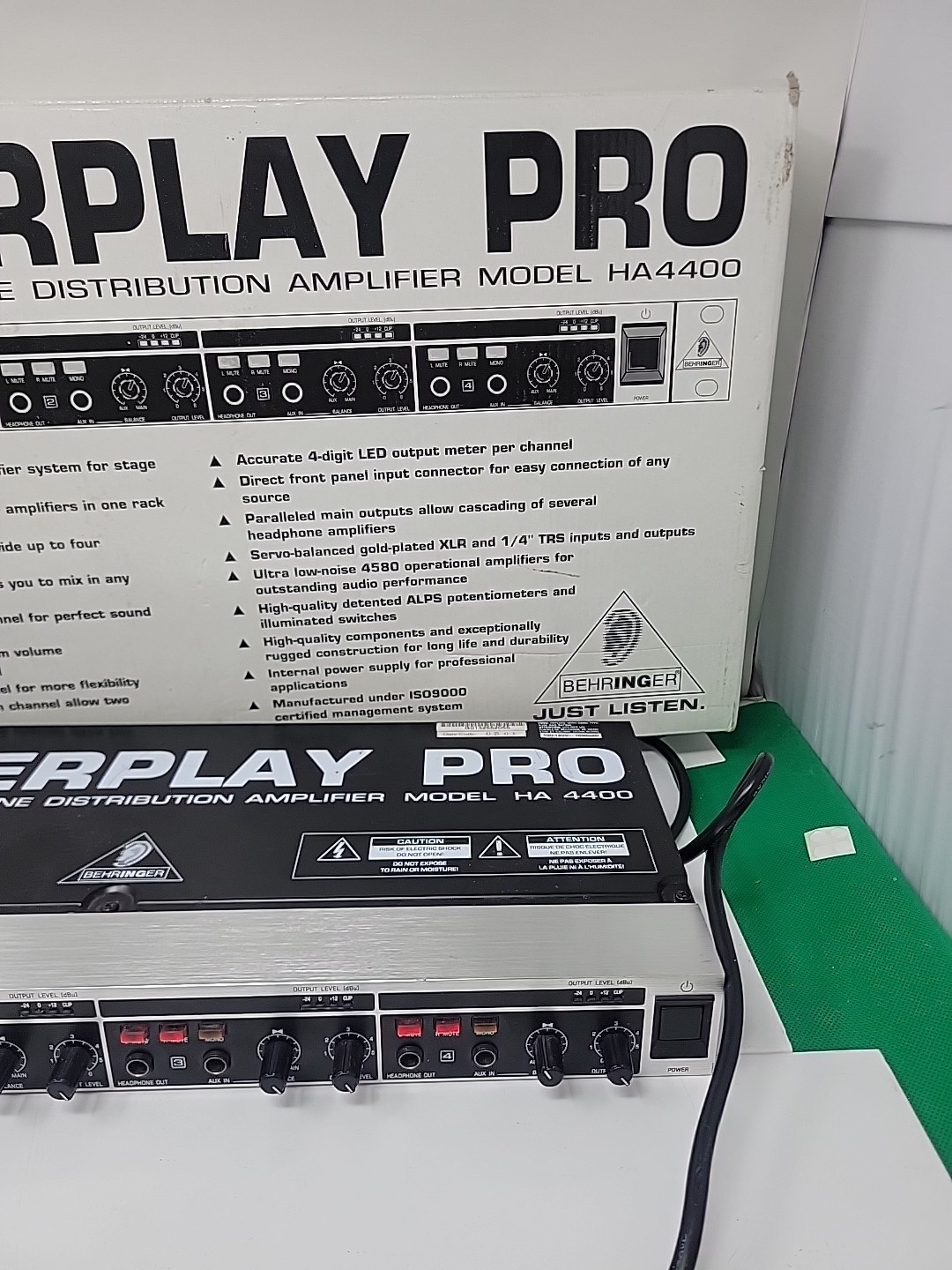 Behringer Multicom Pro Ha4400 4-Channel Audio Interactive Dynamics Processor