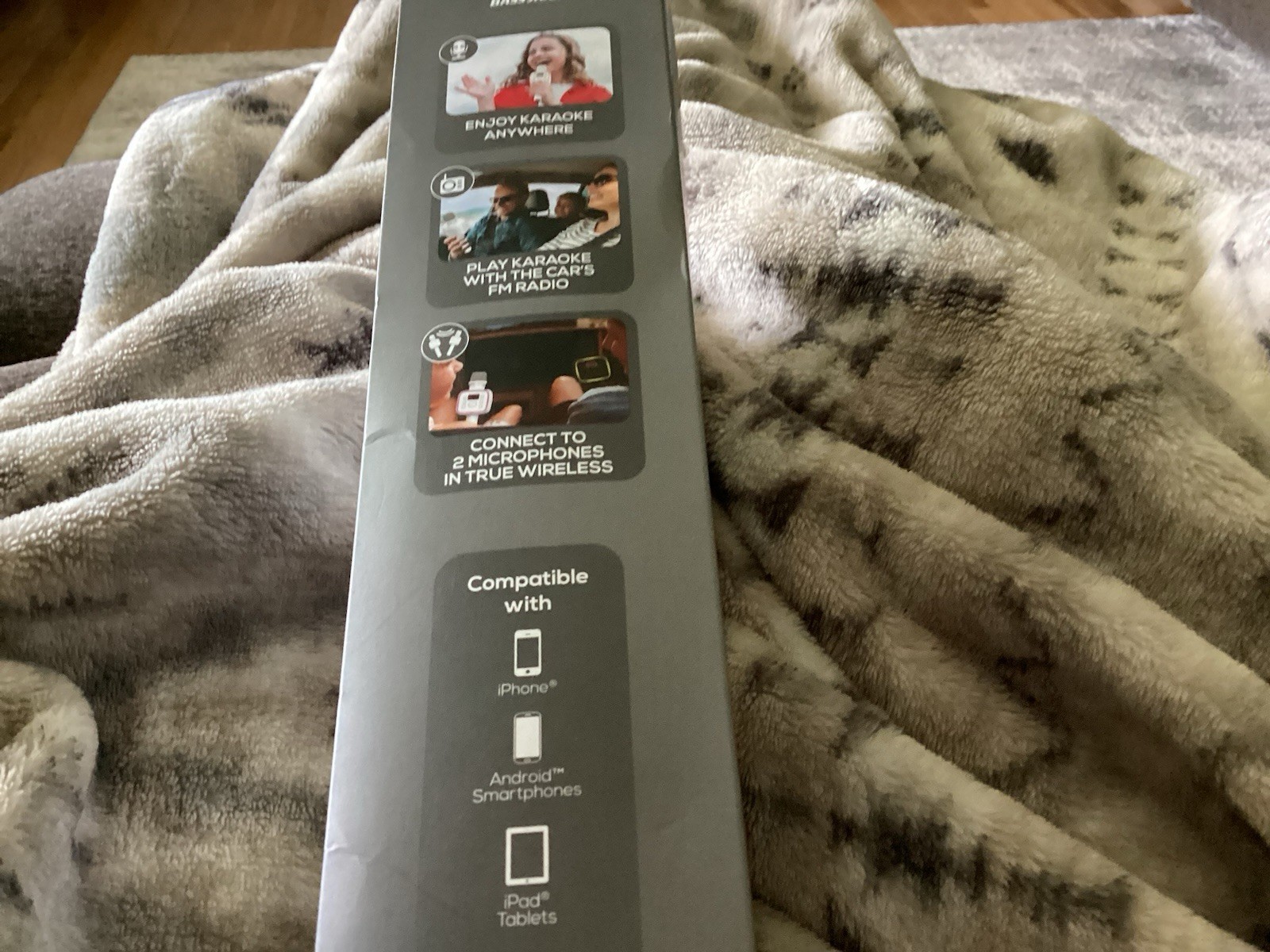 Bass Jax Portable Bluetooth Car Karaoke Microphone