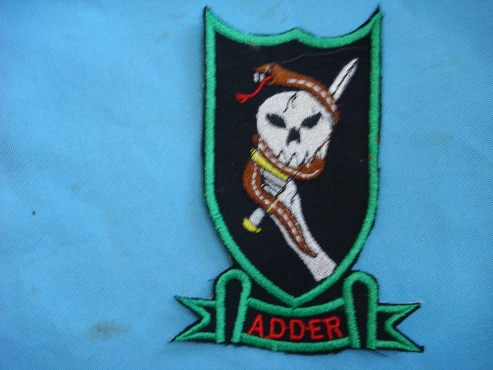 VIETNAM WAR PATCH, US 5th SFGp MACV SOG RT ADDER CCN