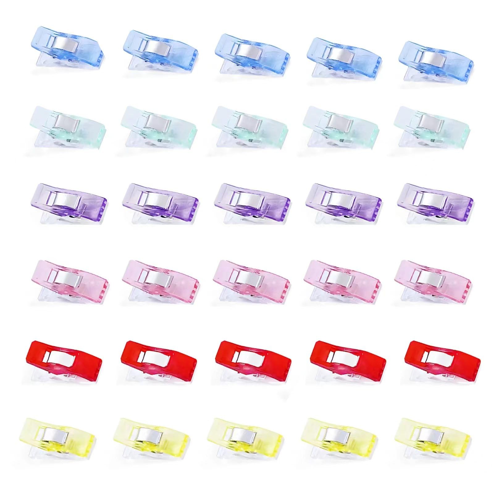 MUUZLL Sewing Clips, Premium Quilting Clips for Supplies Crafting Colorful