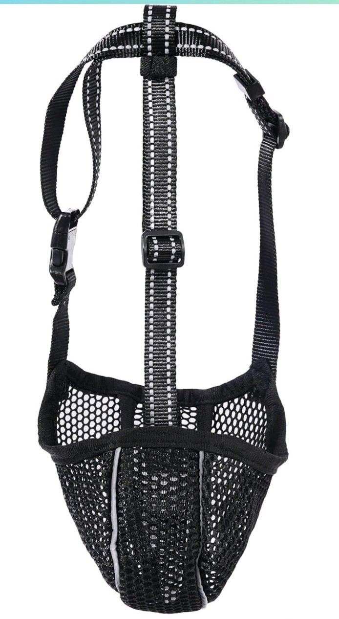 Dog Muzzle Mesh Soft Muzzle Size Small Dogs Breathable No Biting