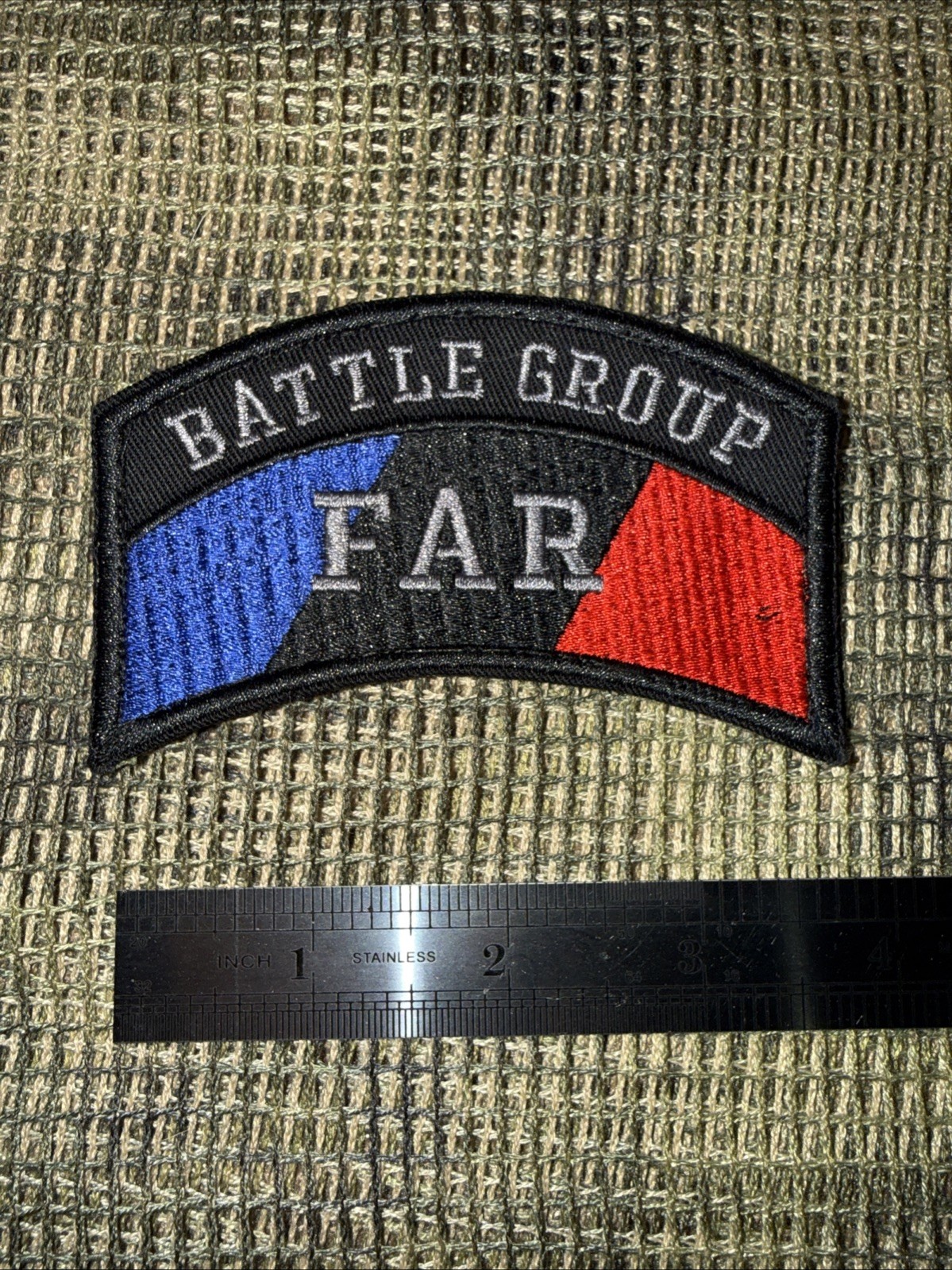 French Foreign Legion Battle Group FAR Pocket Patch -afgan War Bring Back