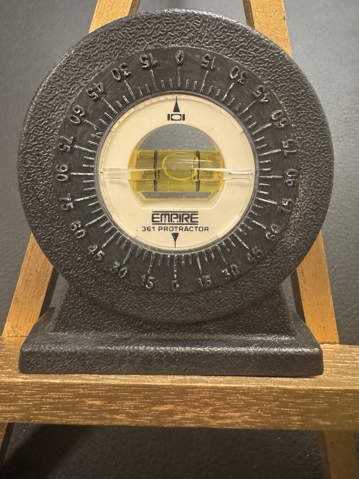 Vintage Empire 361 Protractor Level Angle Finder Bubble Gauge Tool USA