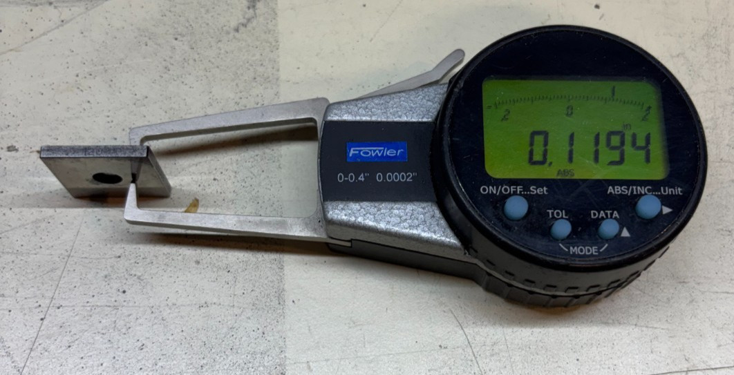 Fowler Outside Caliper Gauge , range 00-.40, .0002