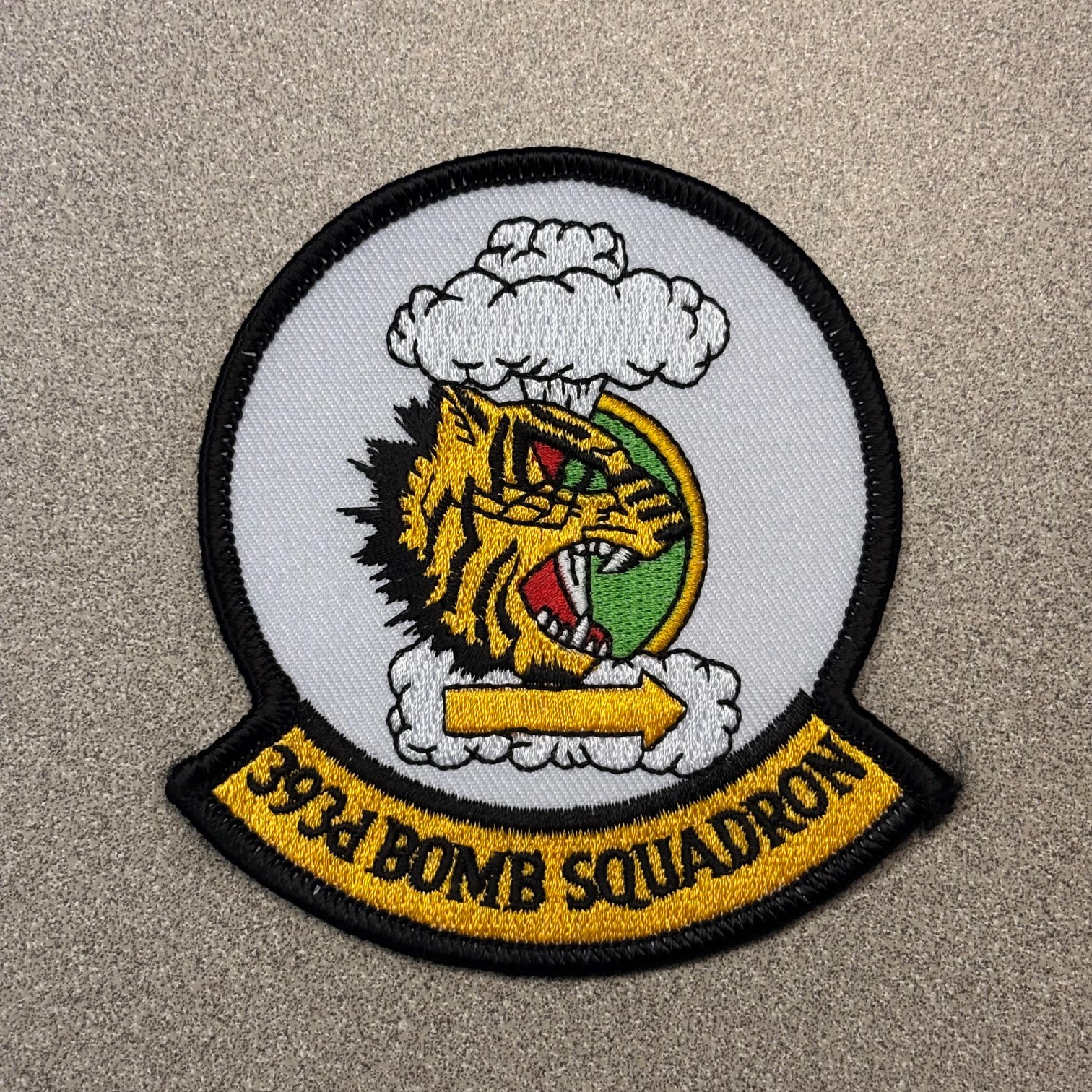 USAF 393rd Bomb Squadron Right-Facing B-2 Spirit Air Force Patch