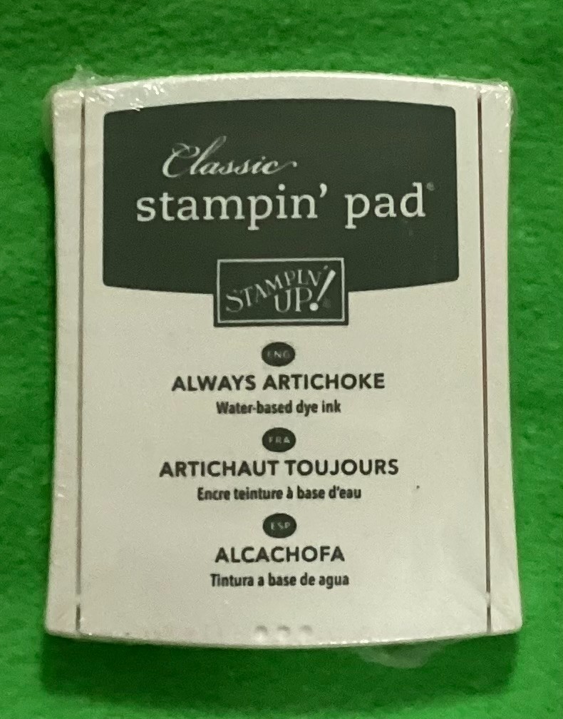 Stampin' Up! *Retired* Classic Stamp Pad Always Artichoke NEW Sealed