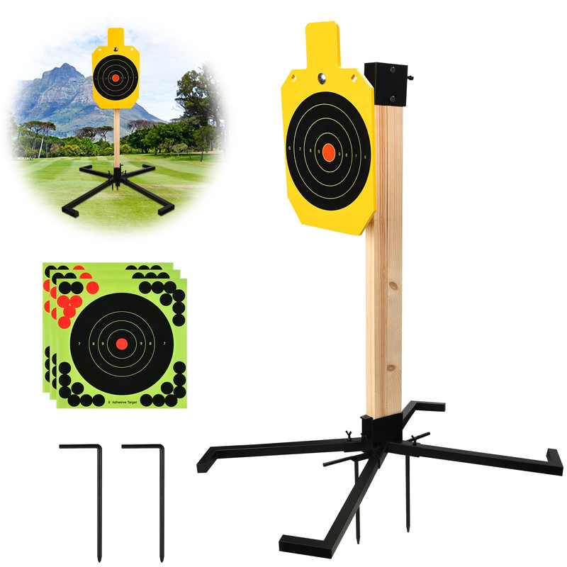 Gadfish 10X 16 Ar500 Steel Target 3/8 Inch Thick Outdoor Target Stand System
