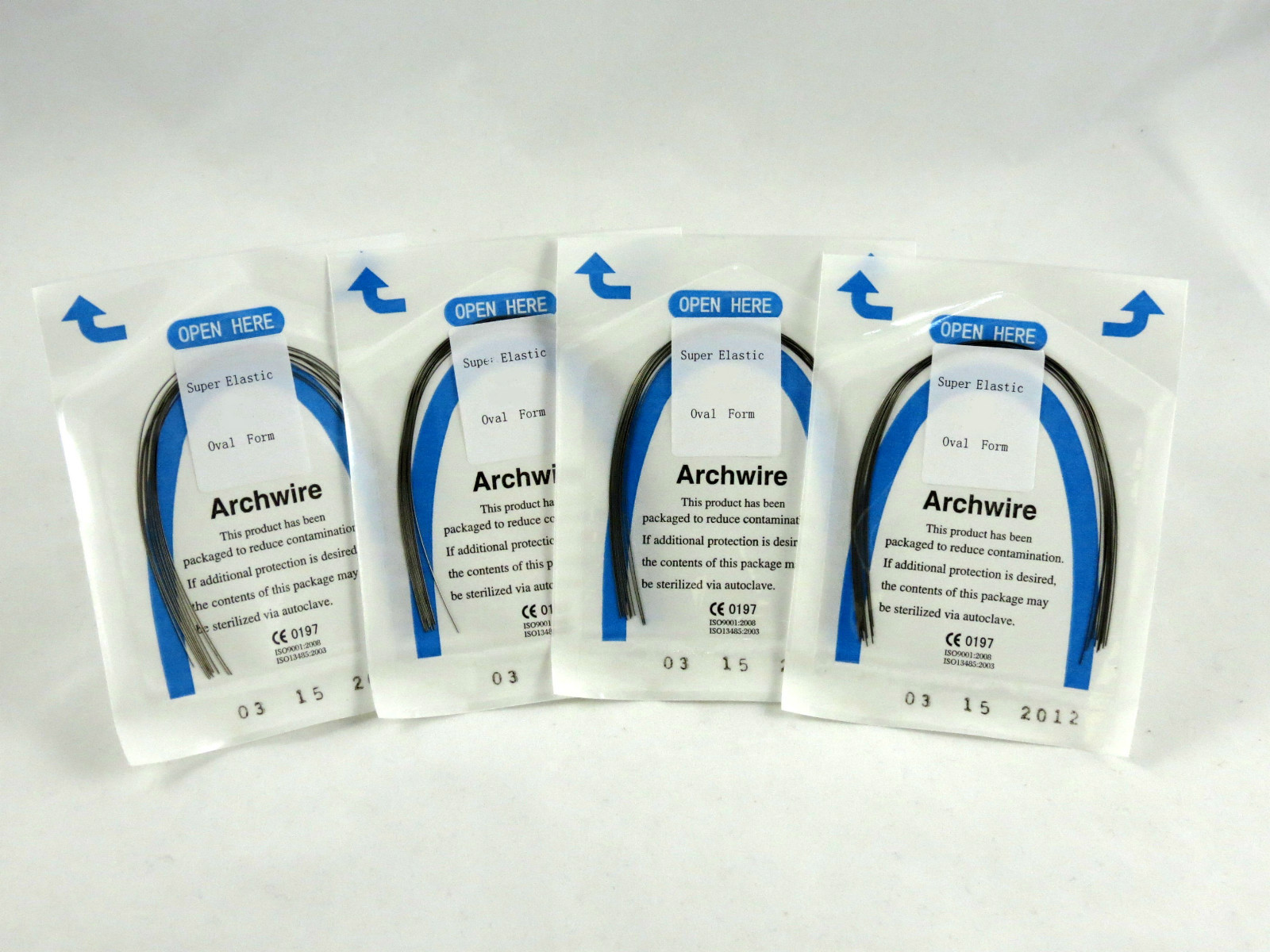 Dental Ovoid Arch Wire .017" x .025" Upper Orthodontic Kit /40 pcs CREATIVE