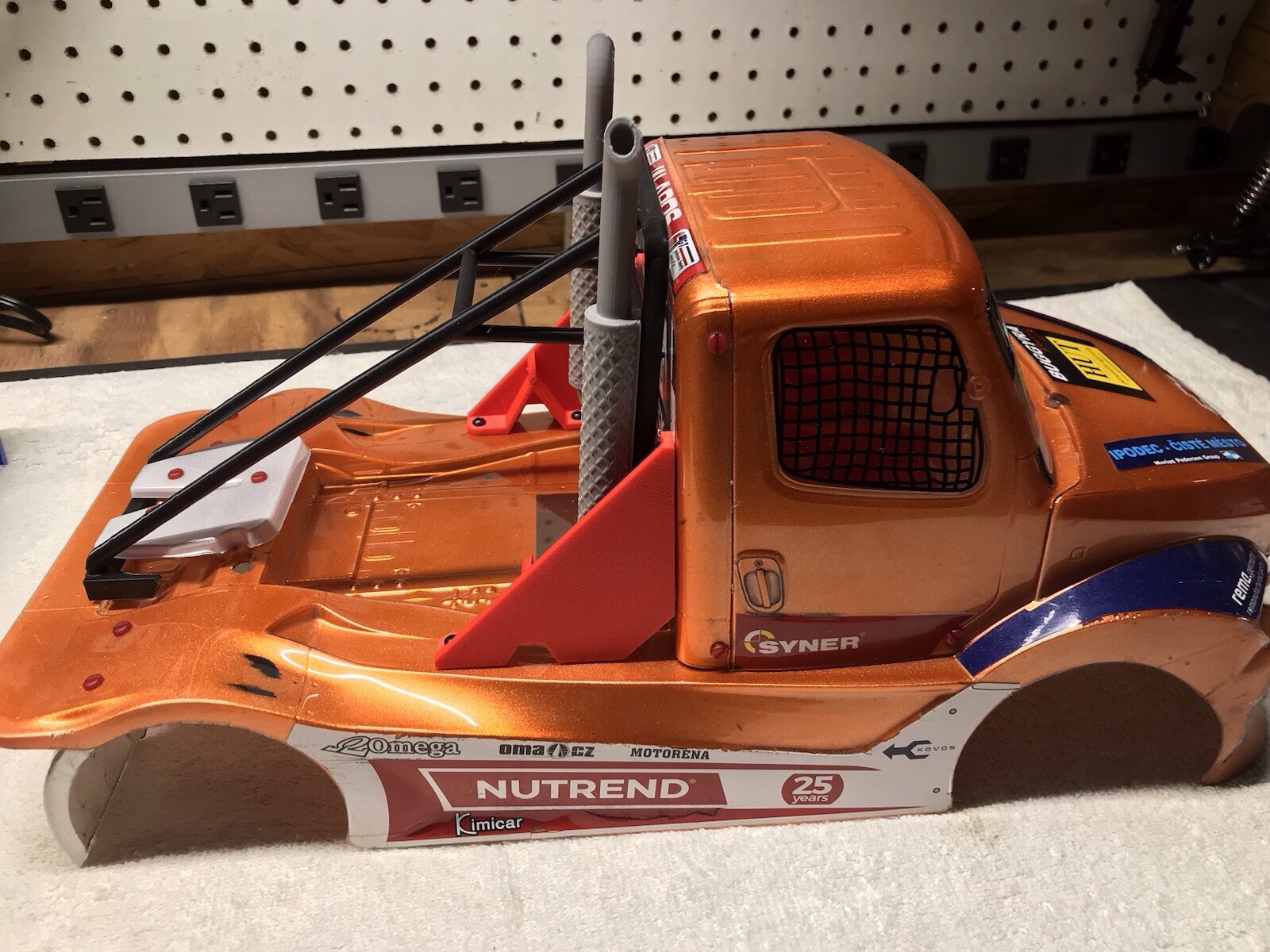 Tamiya TT01 Euro Truck Racing Buggyra, Team Hahn & Team Reinert **##EXHAUST ONLY