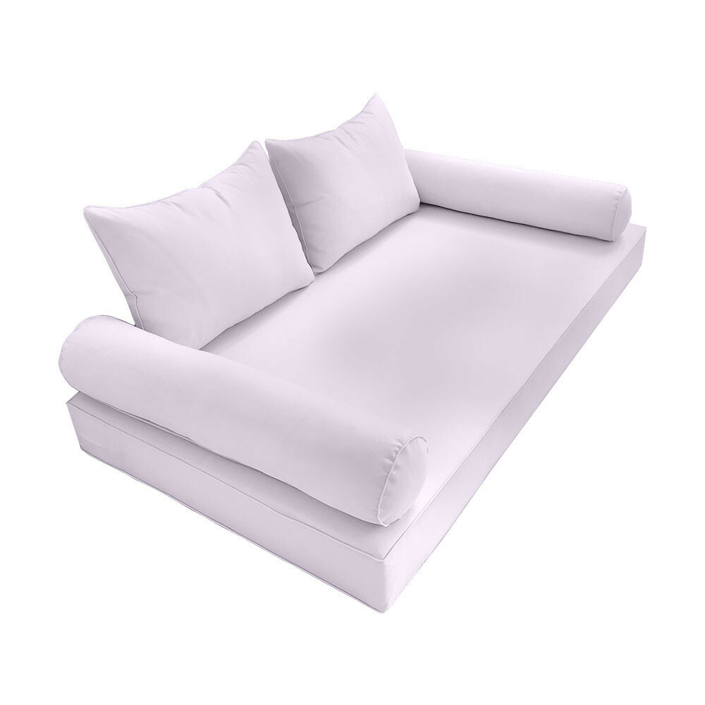 Style4 5PC Daybed Mattress Cushion Bolster Pillow Complete Set Twin Size AD107