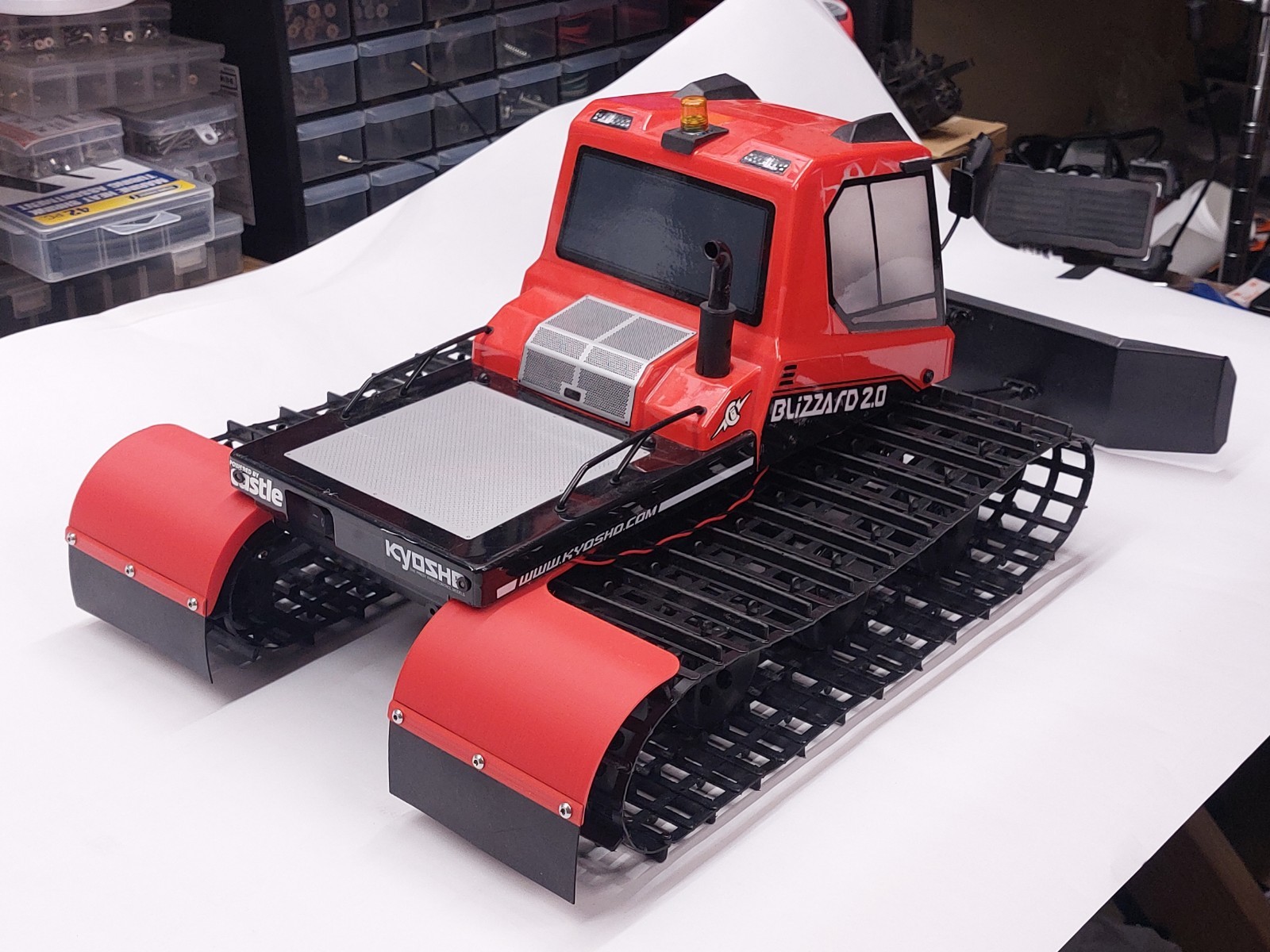 Kyosho Blizzard SCALE snow guard/flaps SC - w/ rubber flaps