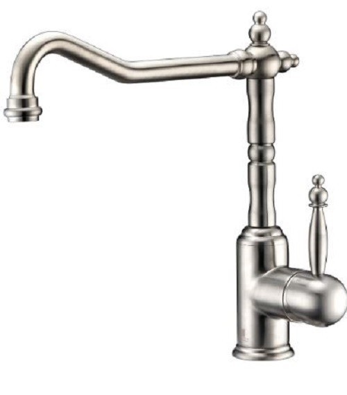 Anzzi Patriarch 1.2 GPM Single Hole Kitchen Faucet KF-AZ108BN - Brushed Nickel