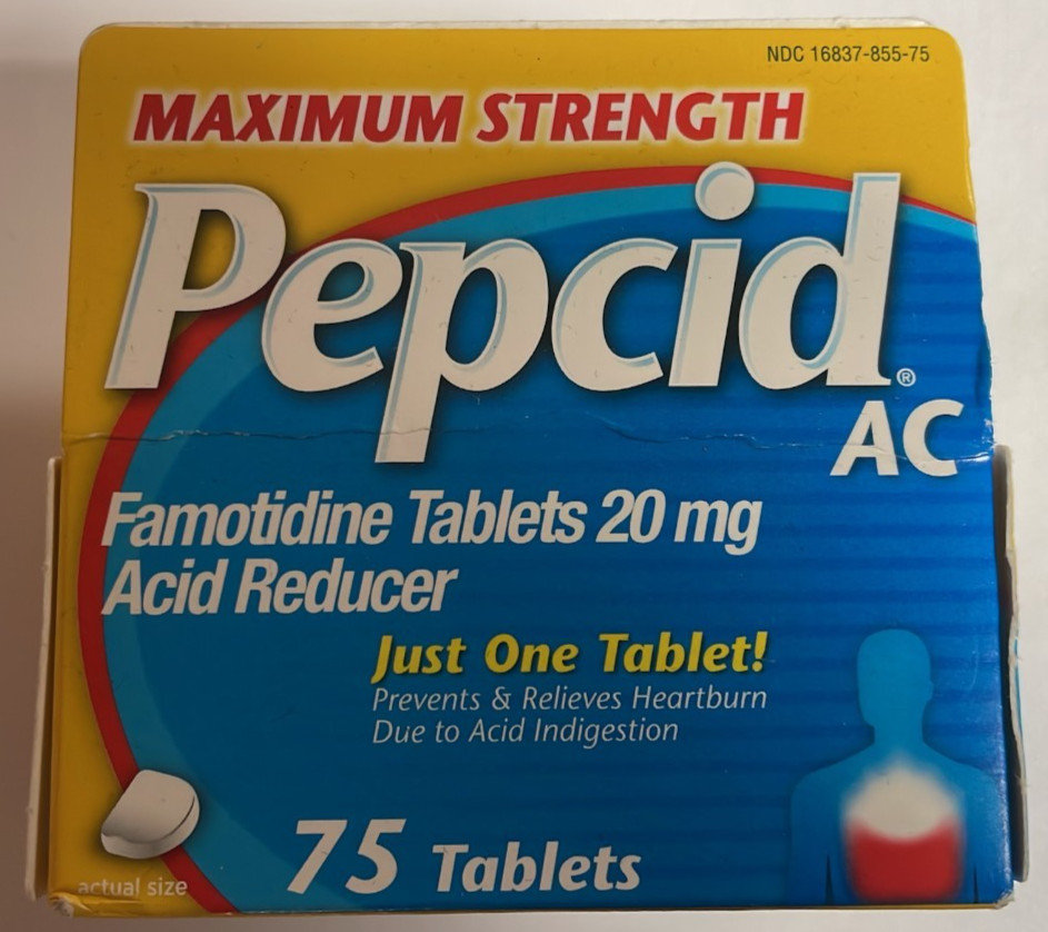 PEPCID AC Digestive Treatment Tablet - 75 Count