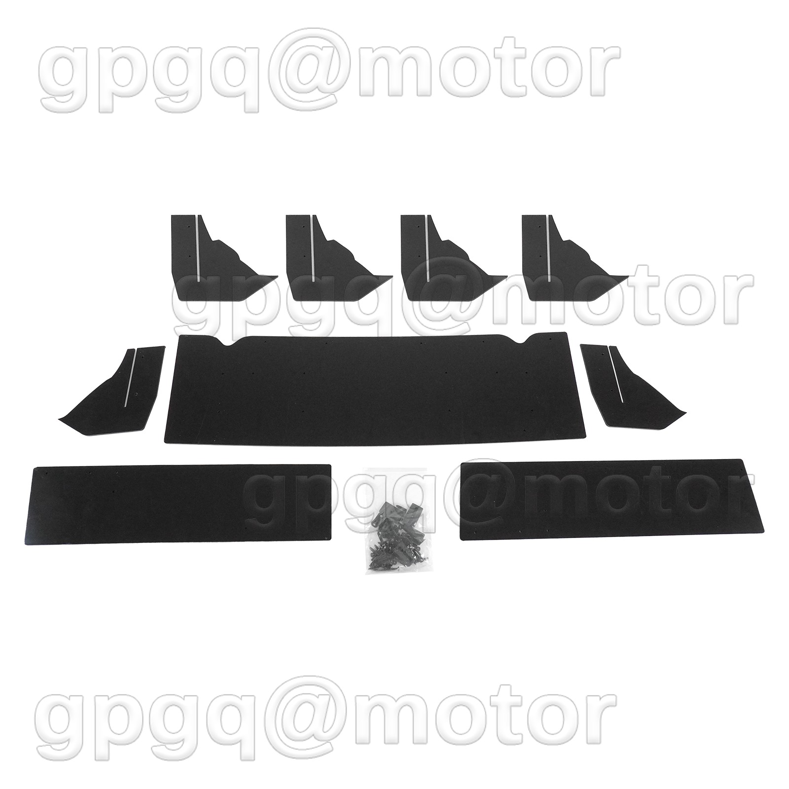 For Dodge Challenger SRT 2015-2023 V2 Style Rear Diffuser & Rear Side Splitters