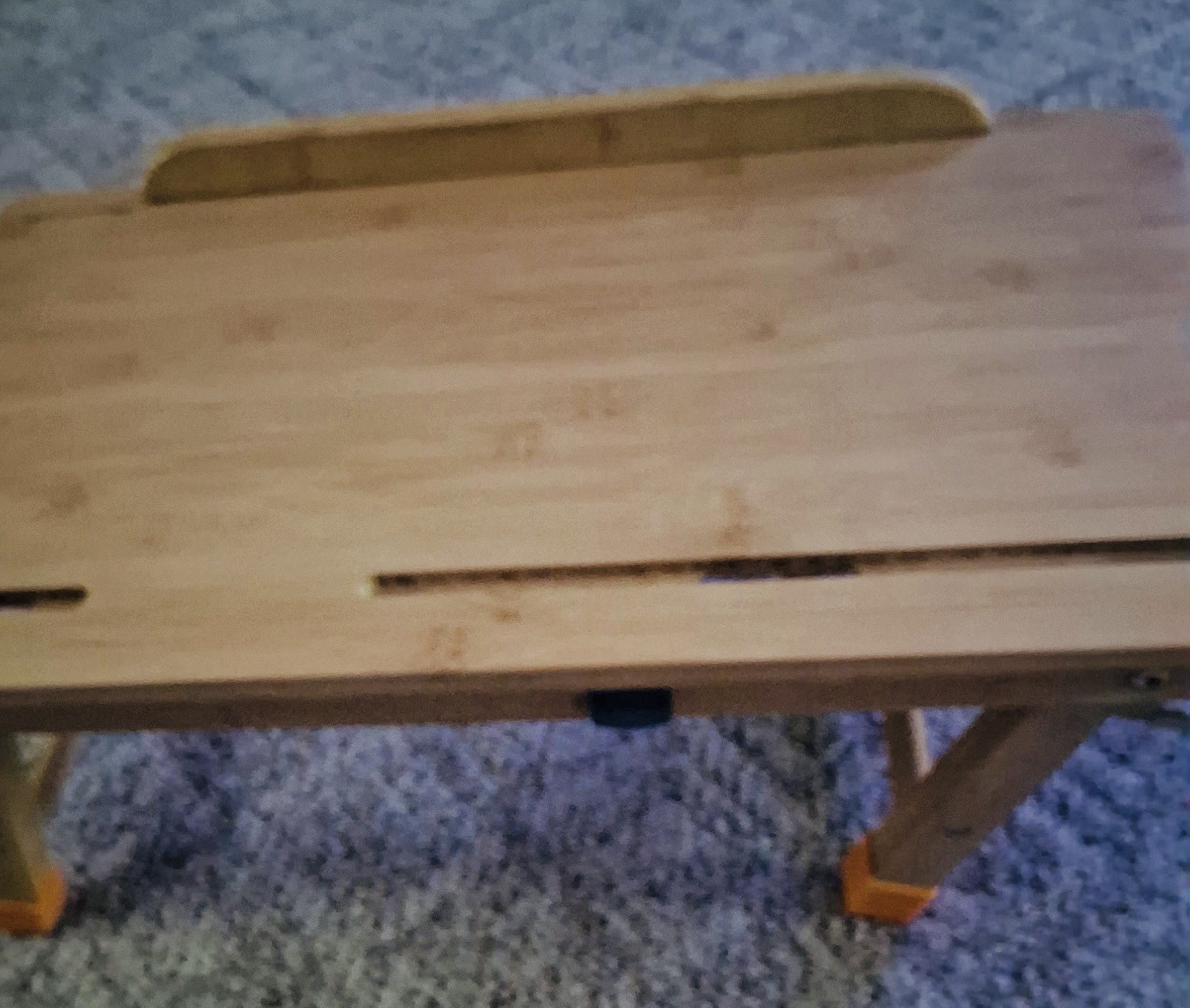 Eco Friendly Bamboo Drawing Table Laptop Desk Adjustable Drafting Bed Tray