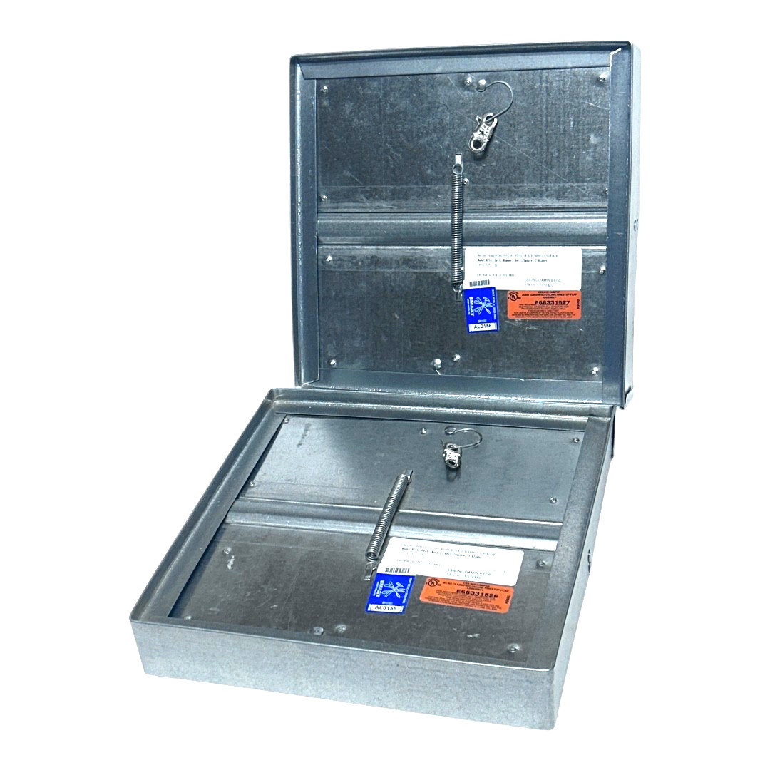 (2) Nailer Ceiling Radiation Fire Damper 12" x 12" for Static Systems Model 0716