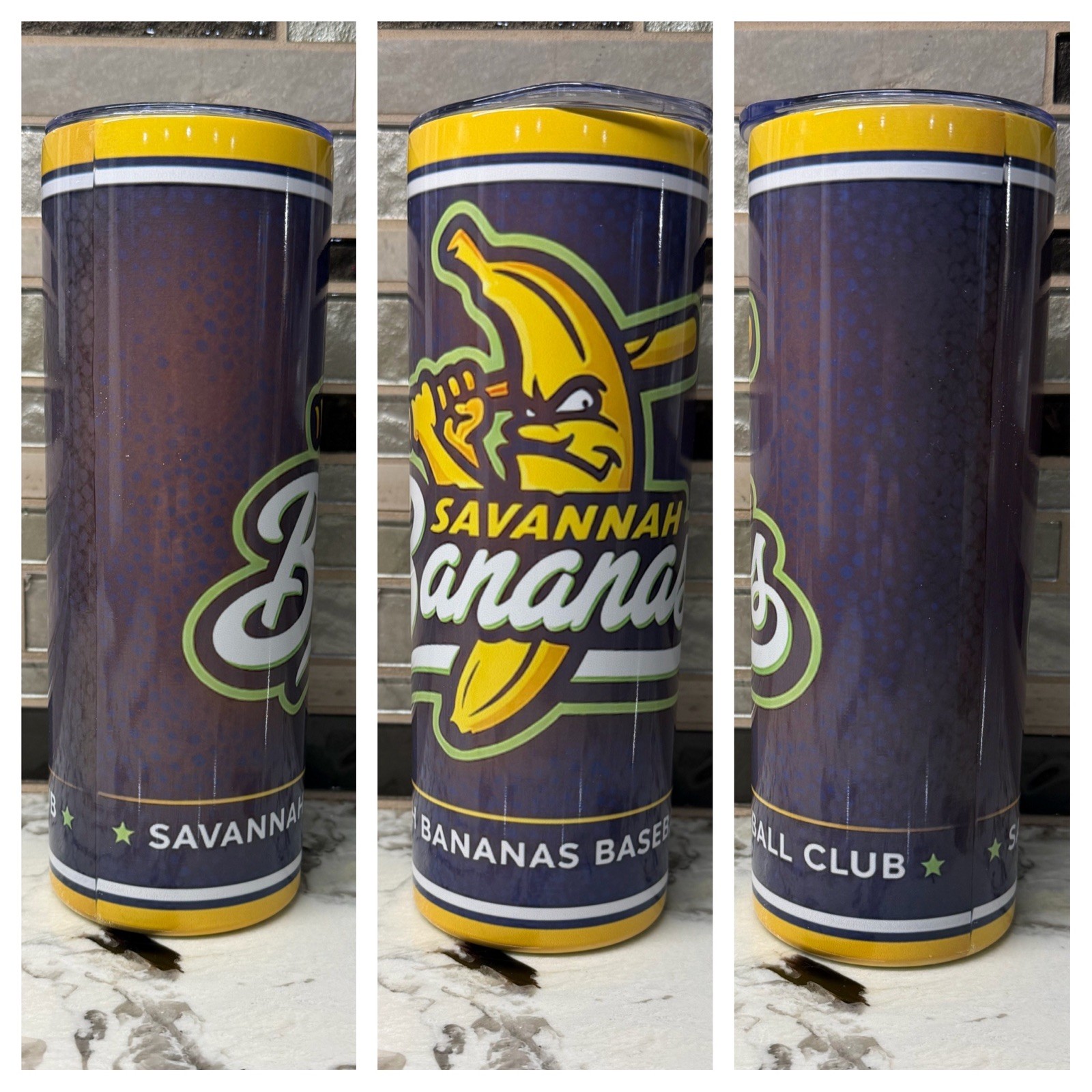 Savannah Bananas 20oz Tumbler Stainless Steel Mug Gift for Bananas fans
