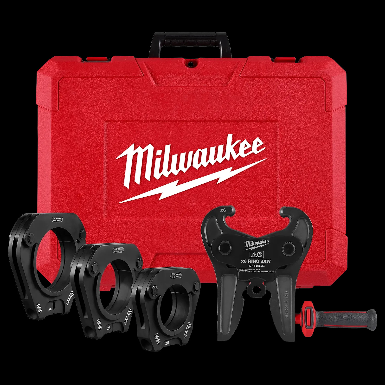 Milwaukee 49-16-2698X 2-1/2" - 4" IPS-P Pivoting Press Ring Kit