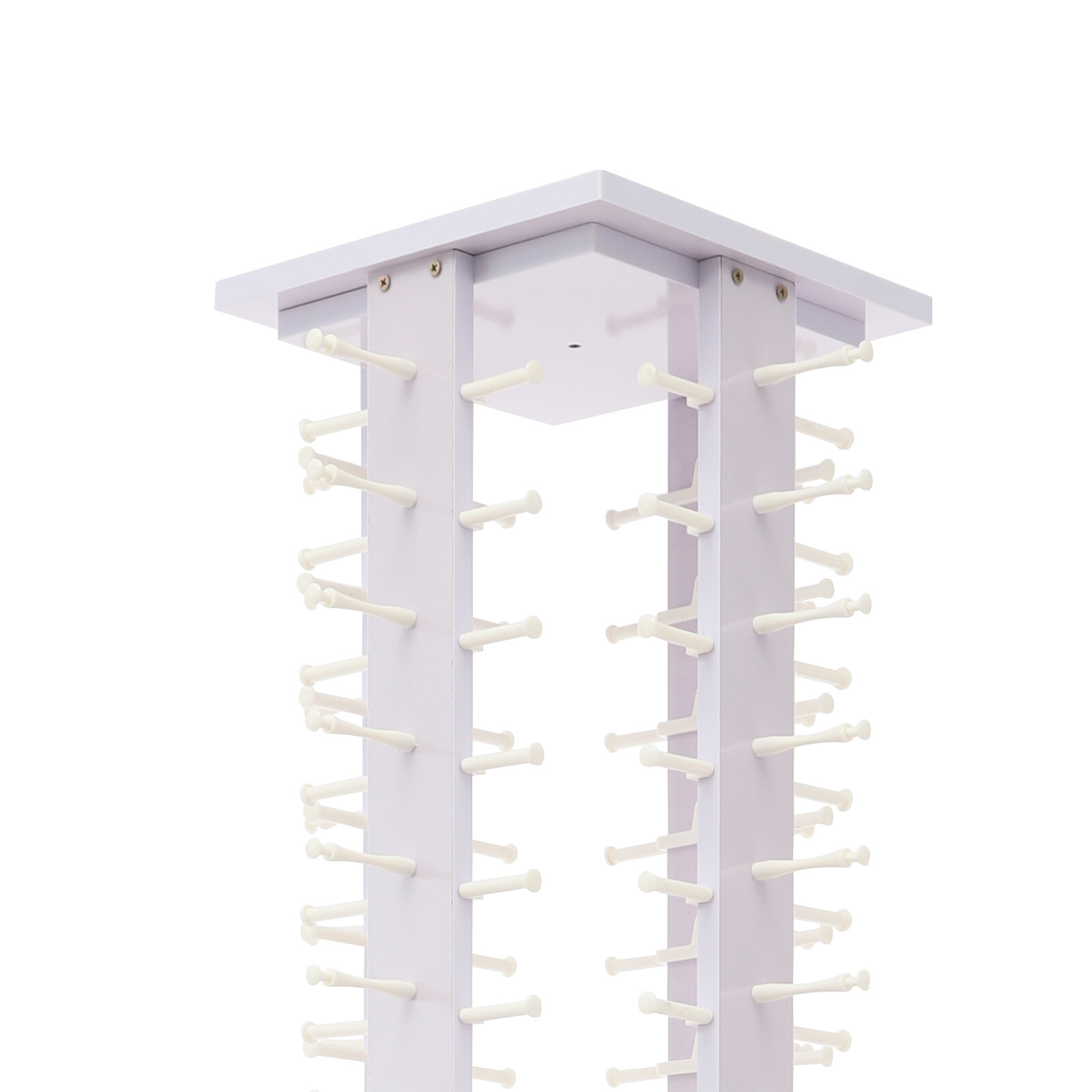 72-Pair Eyeglass Display Rack Floor-standing Rotating Glasses Storage Stand