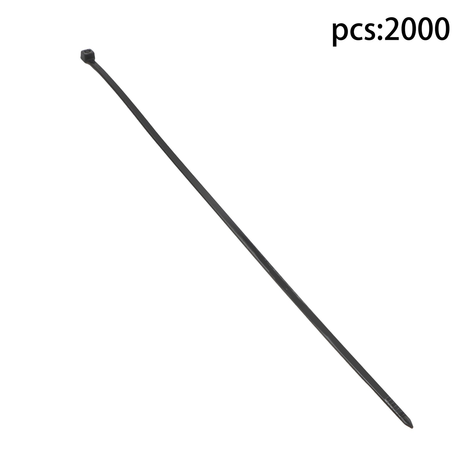 Cable ties 12 inch with 40 lb Tensile Strength, Black Cable Ties, 2000 Pack