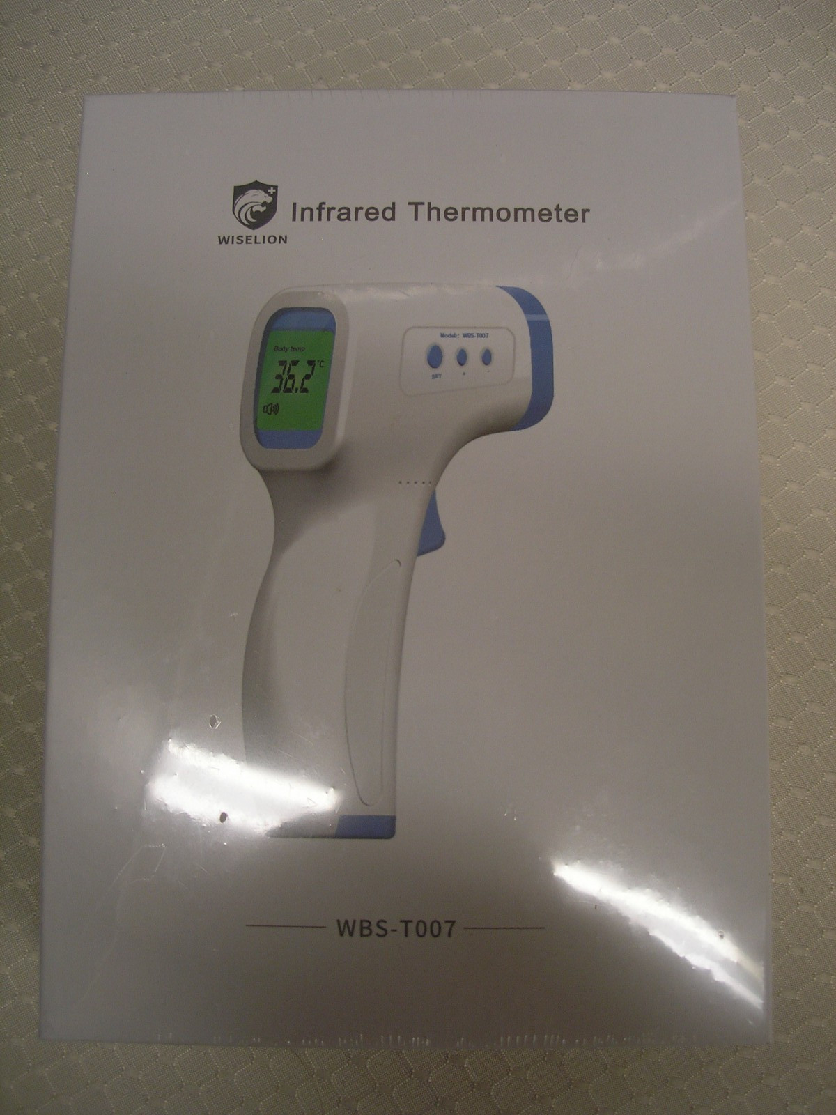 INFRARED THERMOMETER, BRAND NEW, WHITE