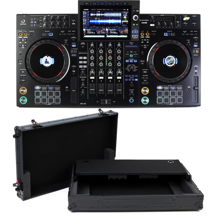 AlphaTheta XDJ-AZ 4-channel Digital DJ System with LED Upper Deck Flight Case