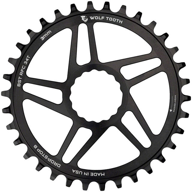 Wolf Tooth Direct Mount Chainring - 34t, RaceFace/Easton CINCH Direct Mount, Dro