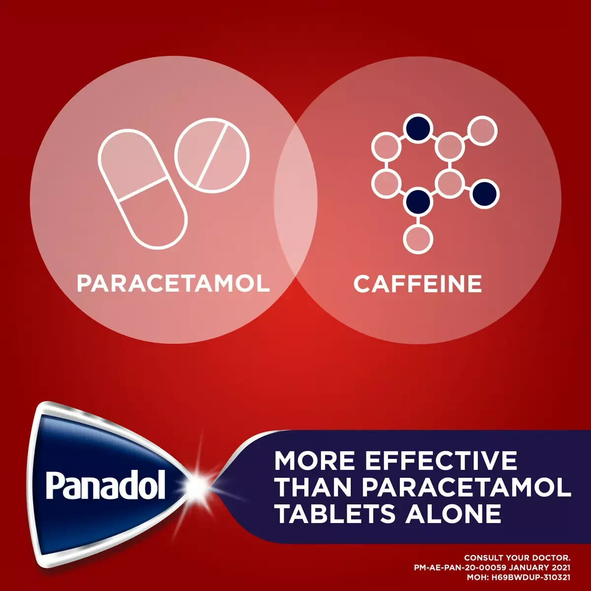 Panadol Extra with Optizorb Formulation - 72 Tablets