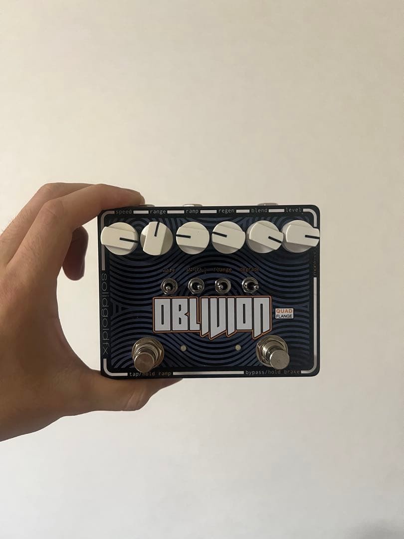 SolidGoldFX OBLIVION Quad Flanger Effects Pedal
