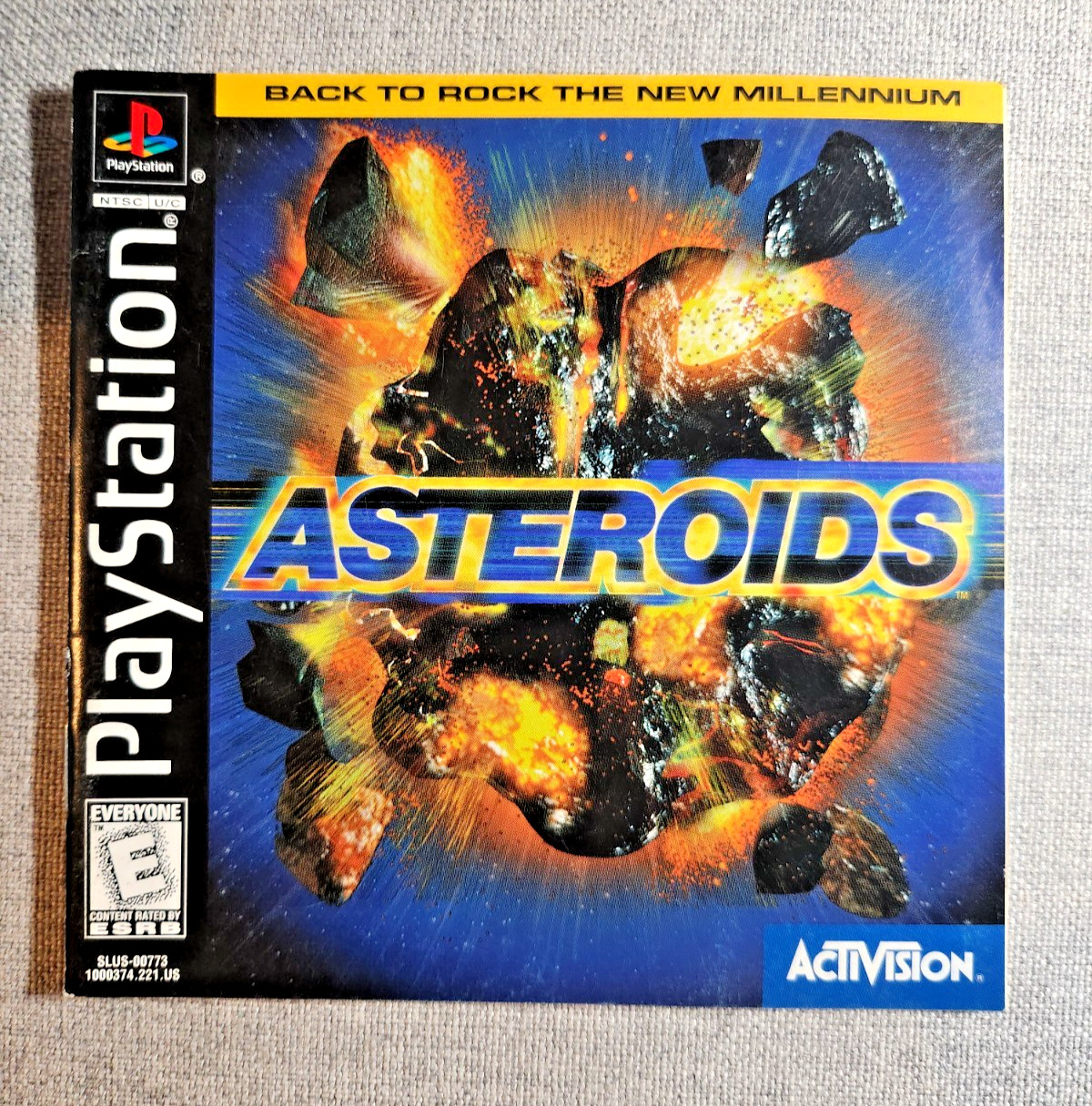 Asteroids Instruction Booklet - Manual Only - PlayStation (PS One)