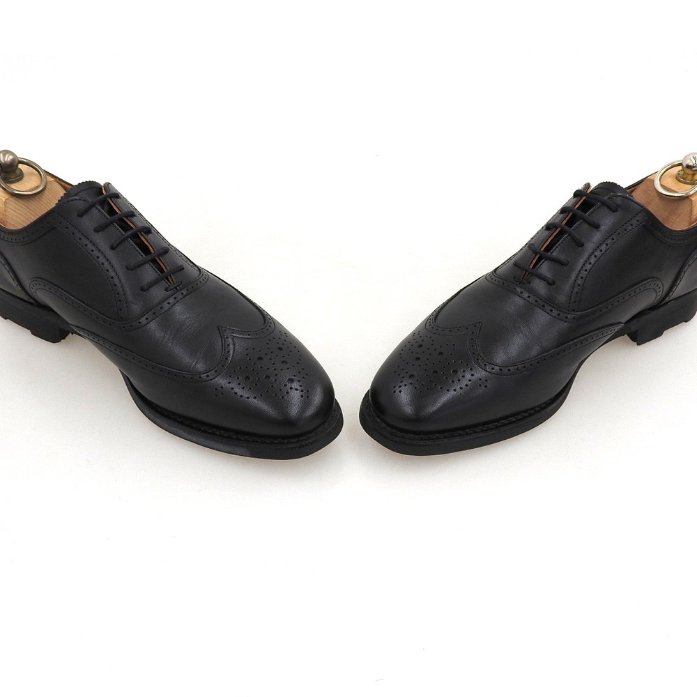 Scotch Grain R1765 shine or rain full brogue wingtip black size 25 SCOTCH GRAIN